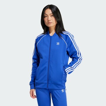 ADIDAS ORIGINALS Sweatvest 'Adicolor Classics' in Blauw: voorkant