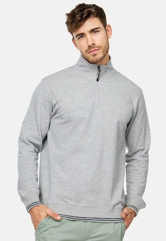 INDICODE JEANS Sweatshirt 'Nate' in Grey