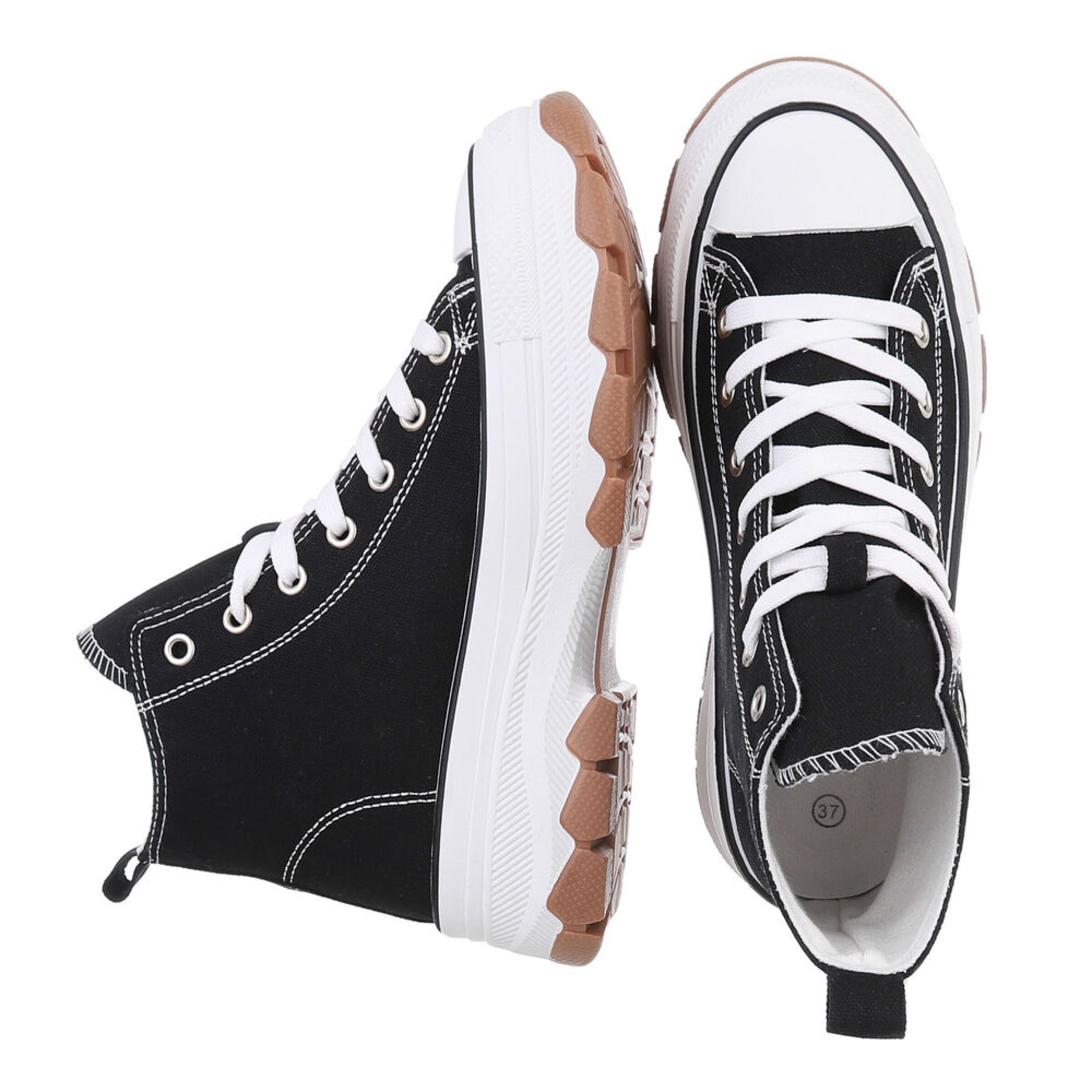 Ital-Design Sneaker in Schwarz