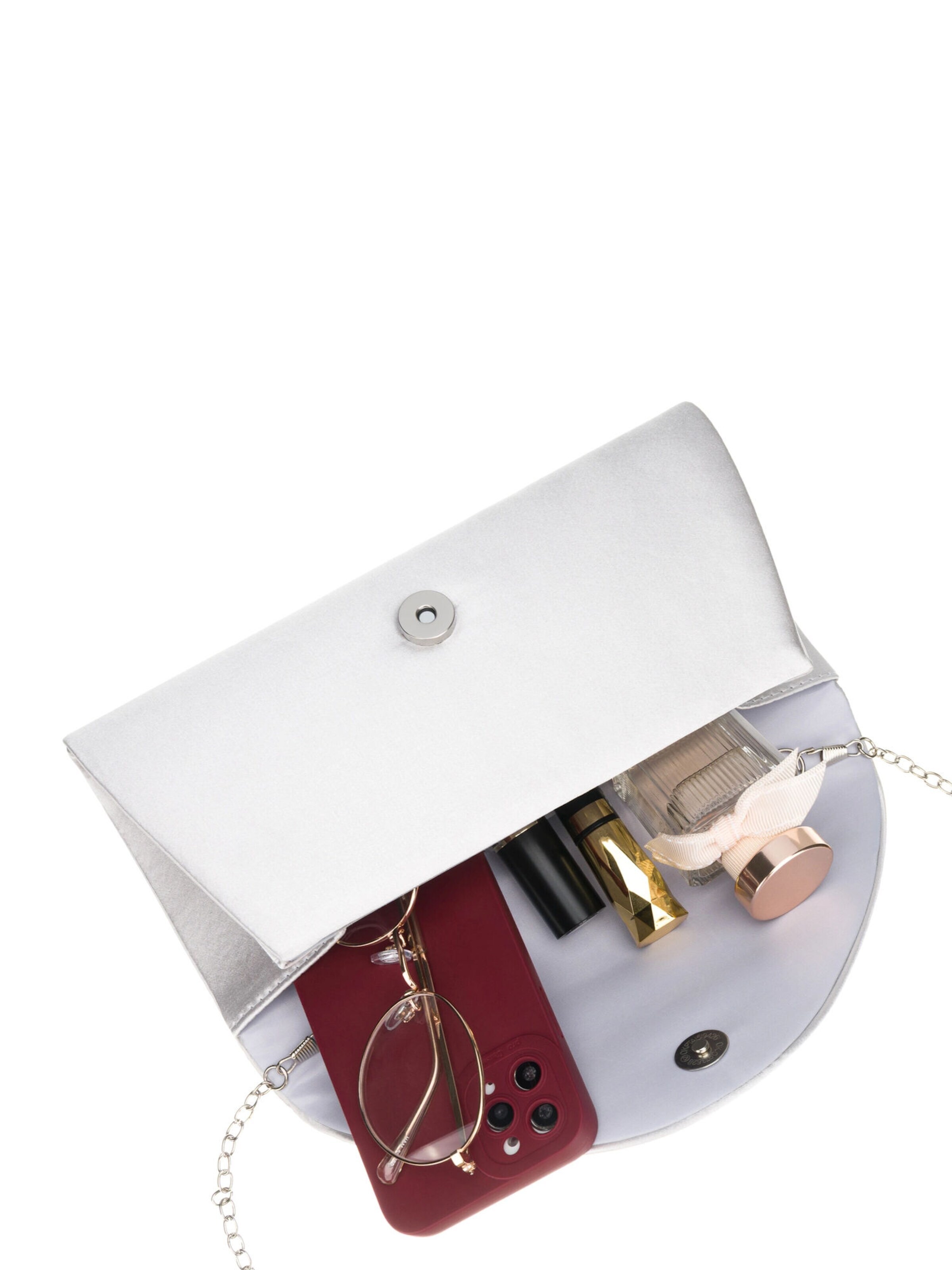 Tomshop24-7 Clutch 'Elena Rovicky' in Silver