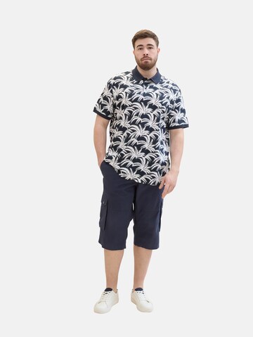TOM TAILOR Men + T-shirt i blå