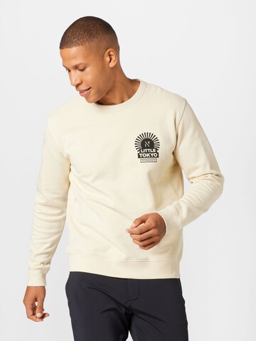 NOWADAYS Sweatshirt 'Rising Sun' in Beige: front