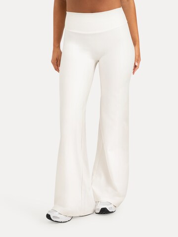 évasé Leggings ' Neola ' Smilodox en beige : devant