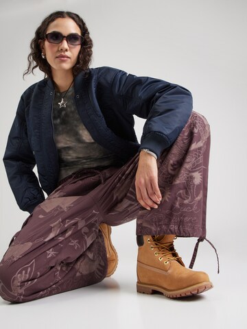 Ed Hardy Широки крачоли Карго панталон в червено