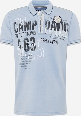 CAMP DAVID Shirt in Blue: front