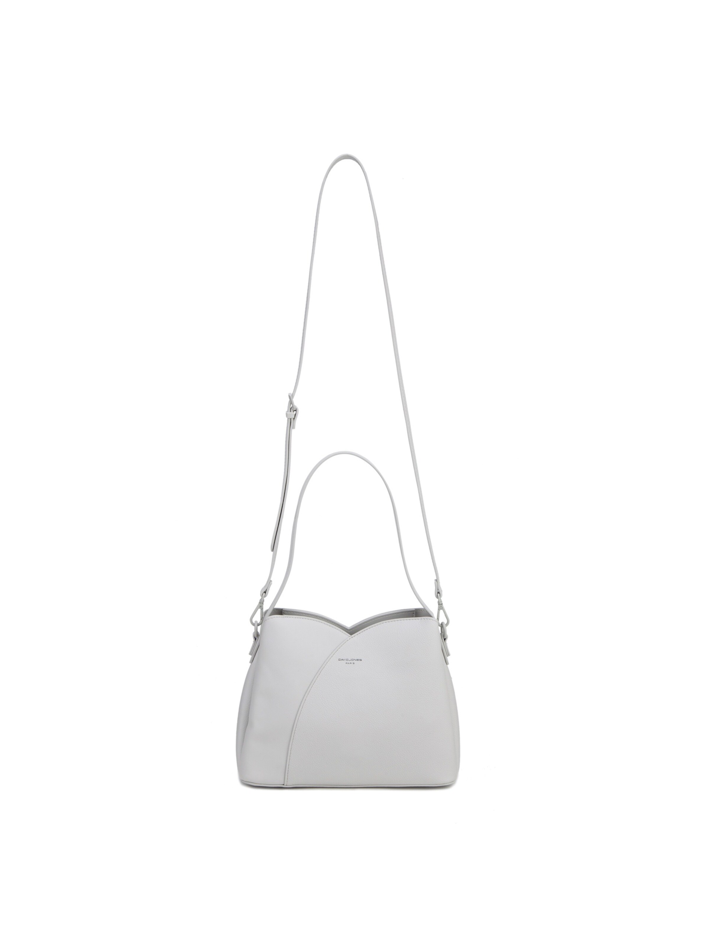 Borsa a spalla 'Borsa a Spalla David Jones Design Curvilineo Ecopelle' di David Jones in grigio