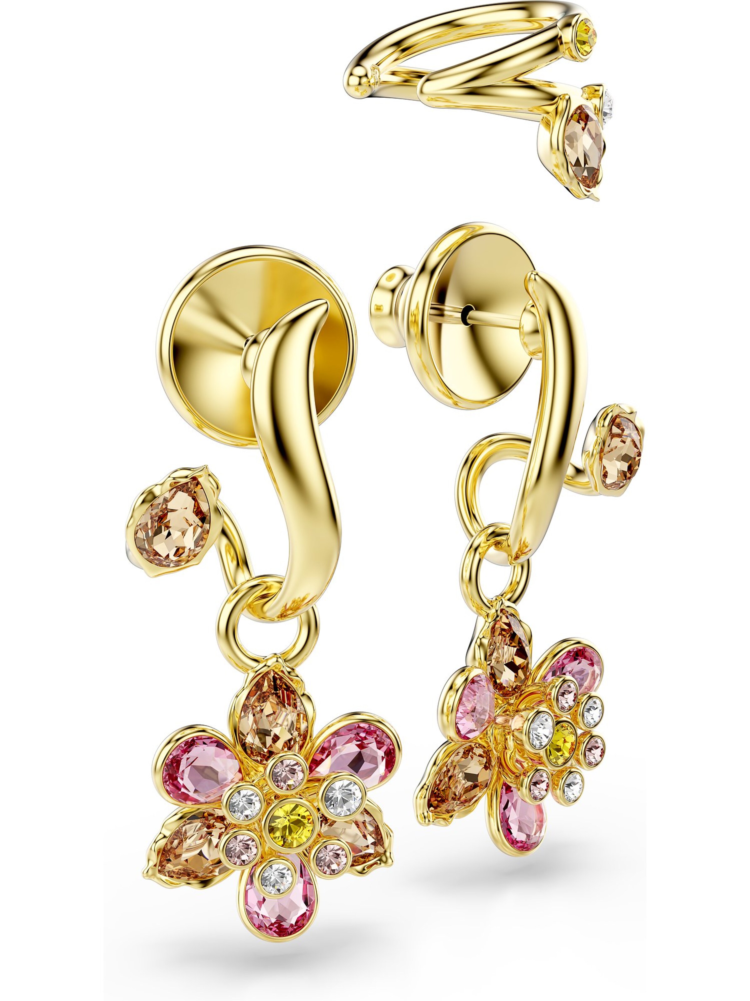 Swarovski Earrings in Gold