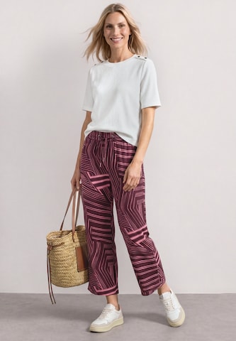 STREET ONE Loose fit Pants in Pink: front