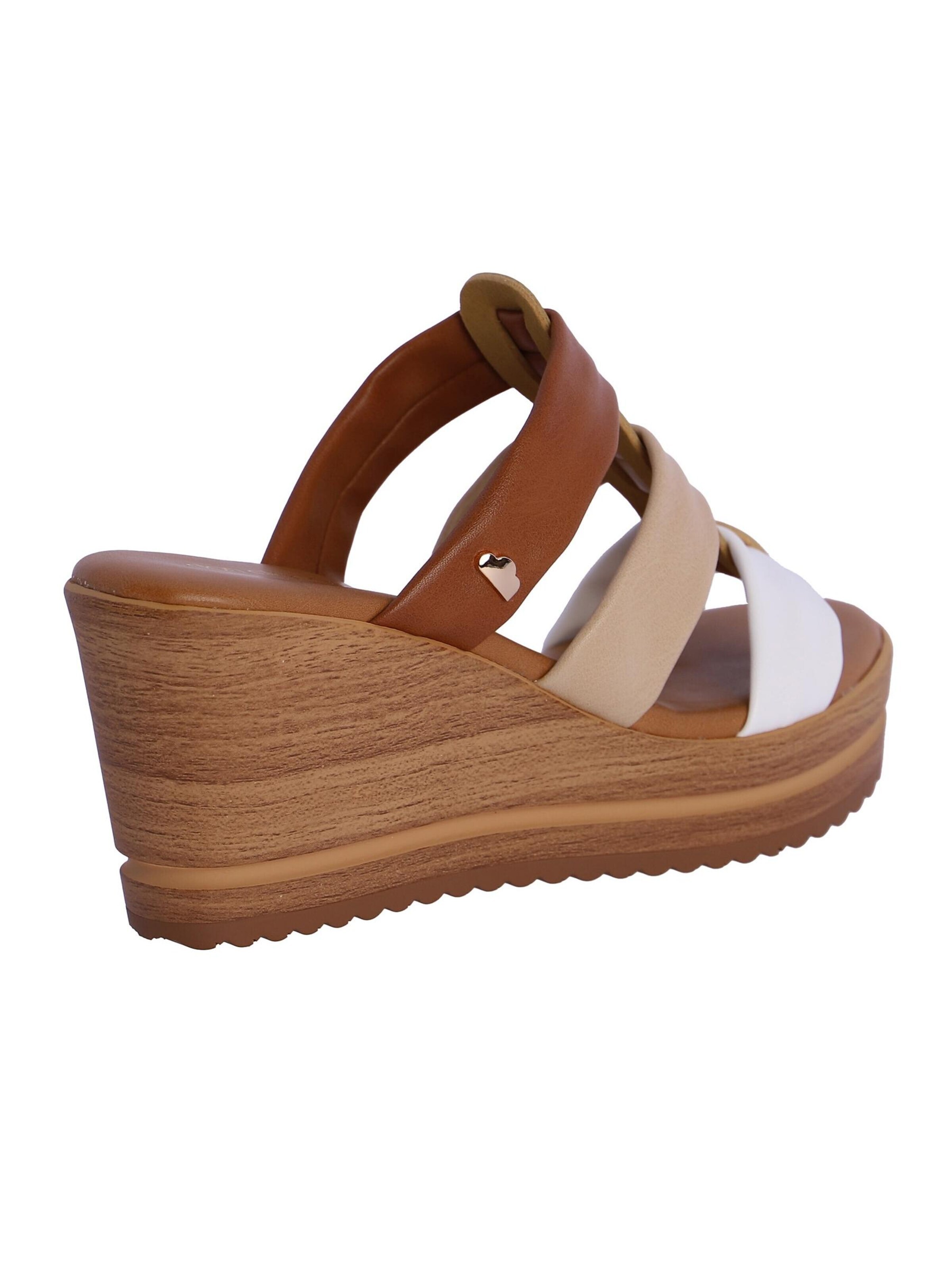 Don Algodon - Zapatos abiertos 'Laura' en marrón