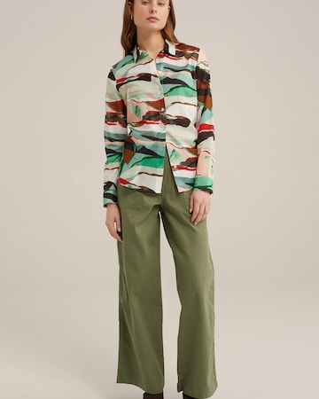 WE Fashion Loose fit Pants in Green