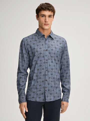 JOOP! Jeans Regular fit Overhemd 'Hansen' in Blauw: voorkant