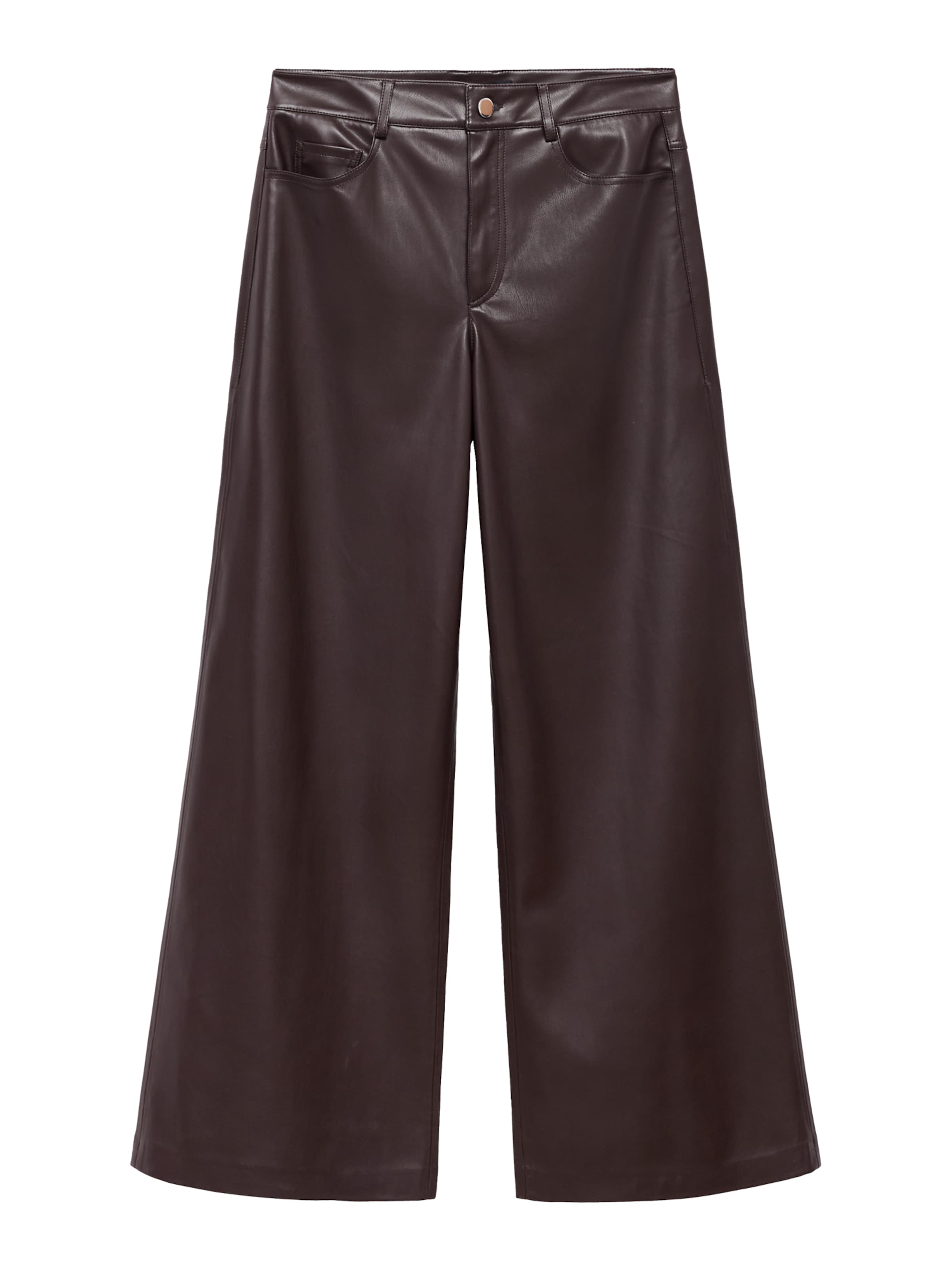 MANGO Štandardný strih Nohavice 'LIMA' - Červená: predná strana