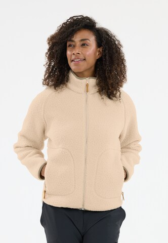 Whistler Fleece Jacket 'Pioneer' in Beige: front
