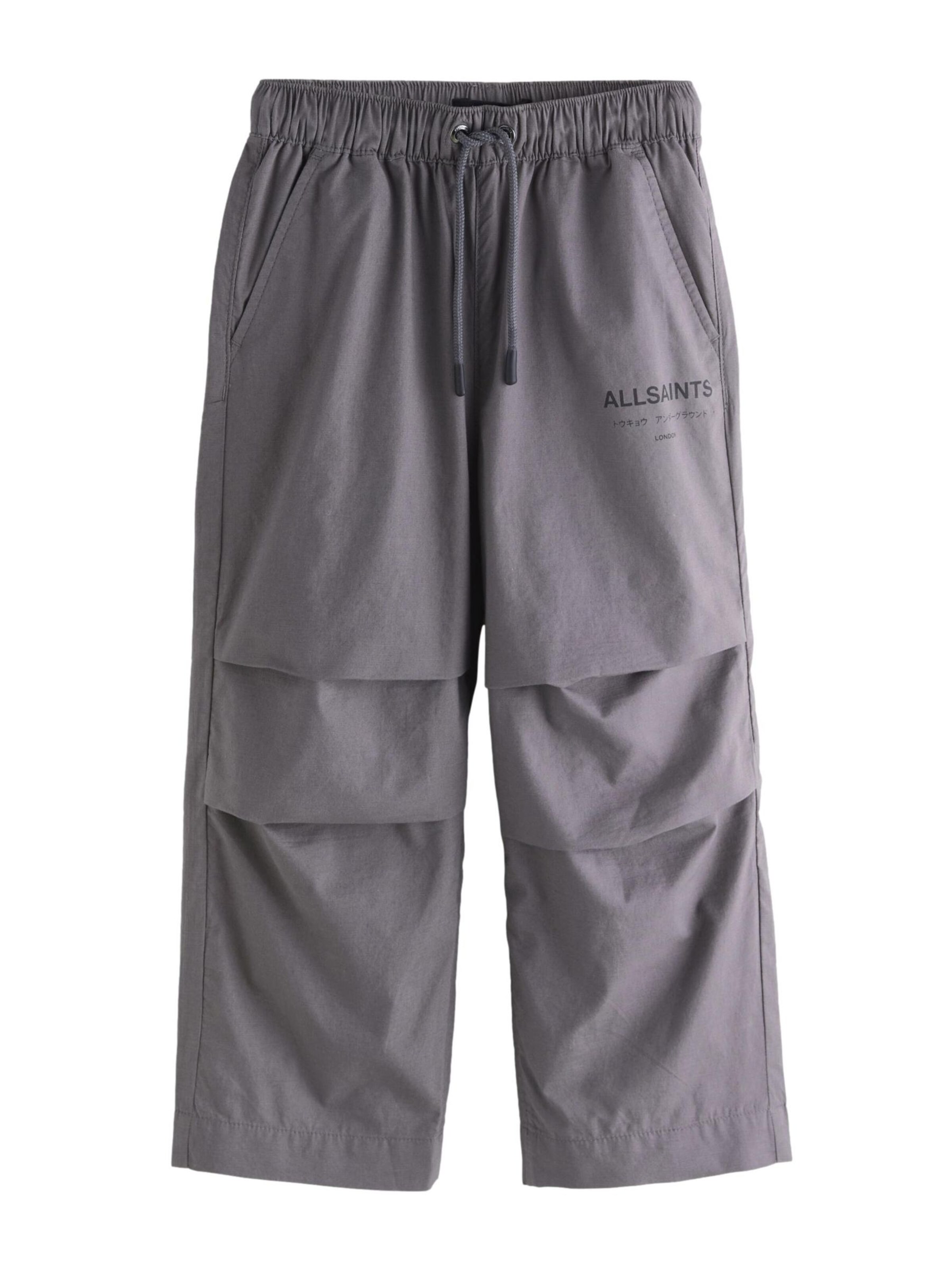 smALLSAINTS Wide Leg Hose in Grau: Vorderseite