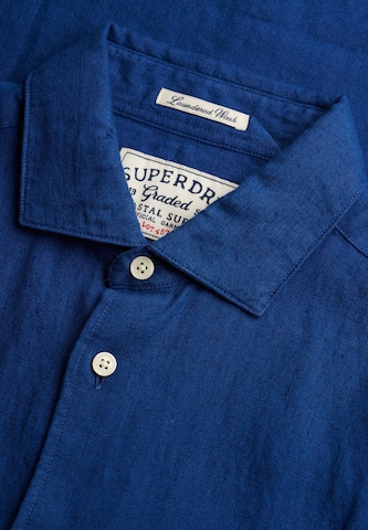 Fit confort Chemise Superdry & Co en bleu