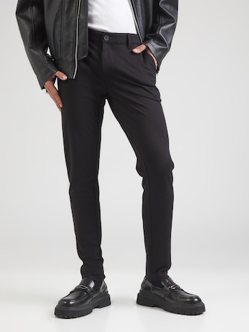 Only & Sons Slimfit Chino 'ONSMark' in Zwart: voorkant