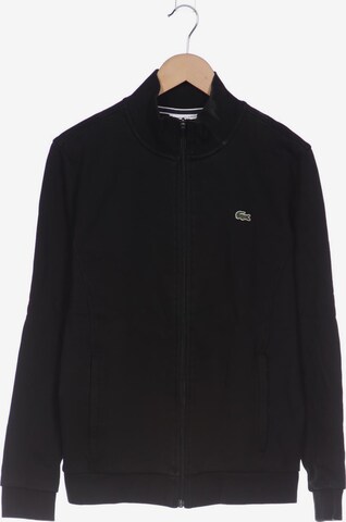 Lacoste Sport Sweatshirt & Zip-Up Hoodie in L in Black: front