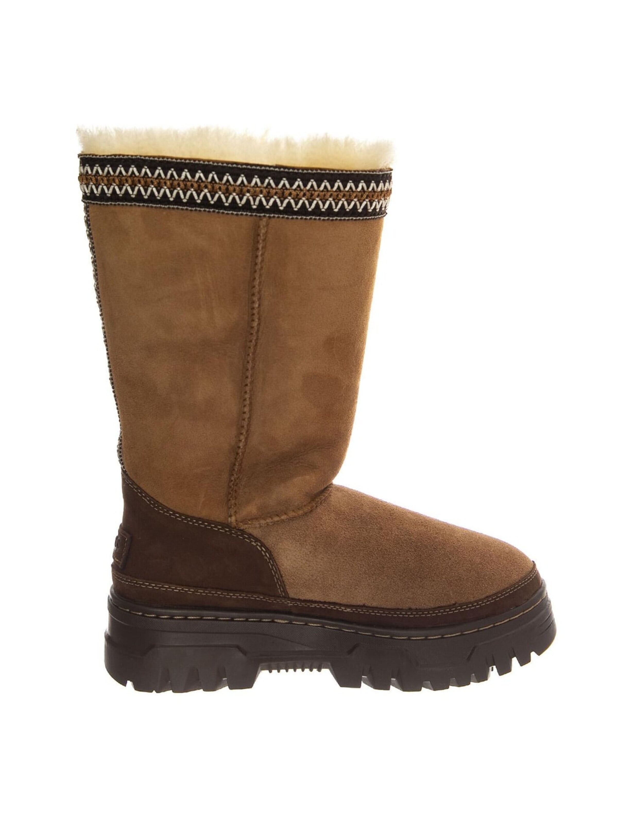 Bottes 'W Classic Tall Trailgazer Chestnut' UGG en marron
