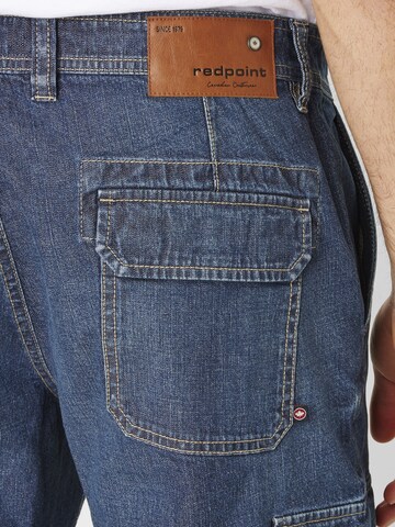 REDPOINT Regular Cargo Jeans in Blue