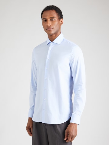 Slim fit Cămaşă business de la Michael Kors pe albastru: față