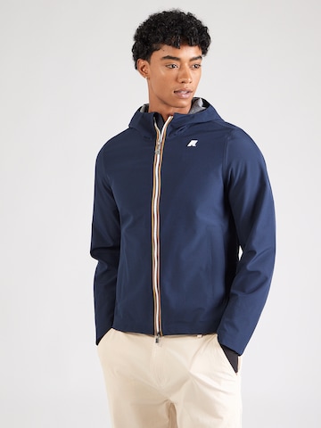 K-Way Přechodná bunda 'Jacko Bonded' – modrá: přední strana