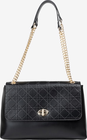 melns faina Pleca soma: no priekšpuses