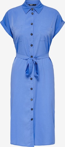ONLY Košilové šaty 'Hannover' – modrá: přední strana