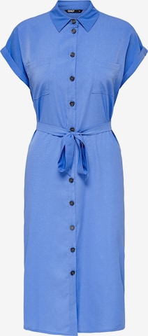 ONLY - Vestido camisero 'Hannover' en azul: frente