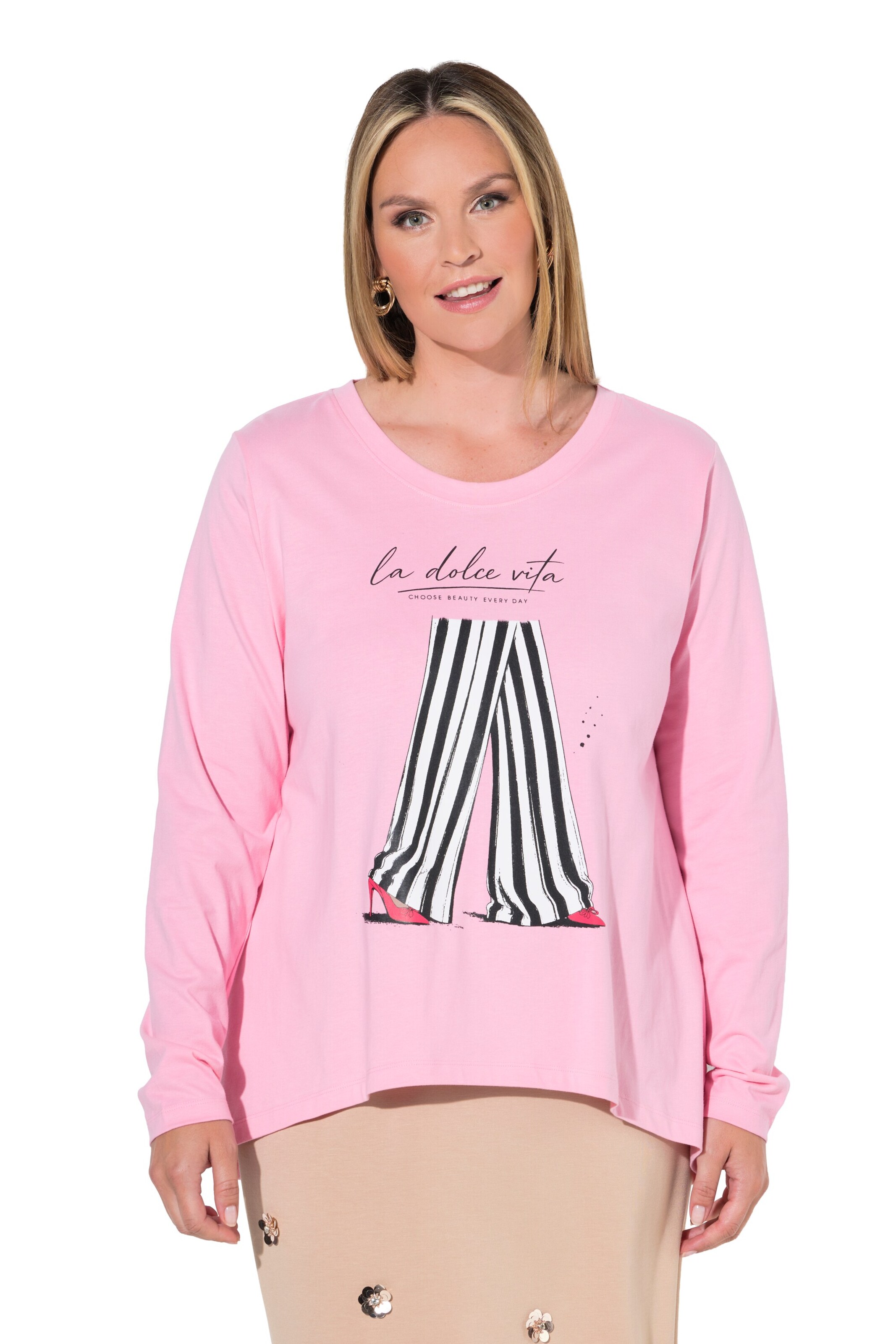MIAMODA Shirt in Roze: voorkant