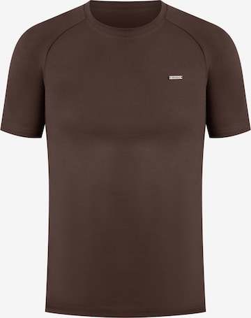 Smilodox Shirt 'Thilo' in Bruin: voorkant