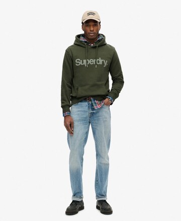 Sweat-shirt Superdry en vert