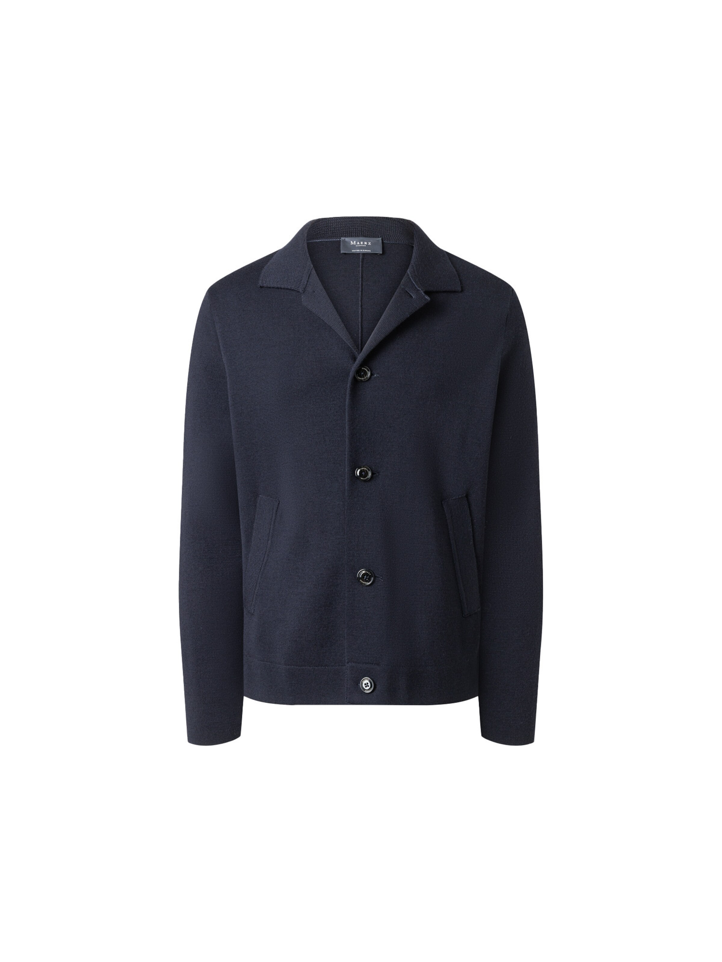 MAERZ Muenchen Gebreid vest in Blauw: voorkant