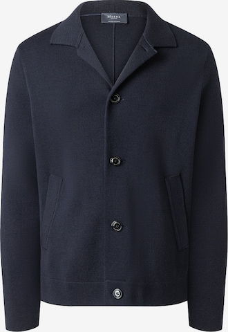 Vestes en maille MAERZ Muenchen en bleu : devant