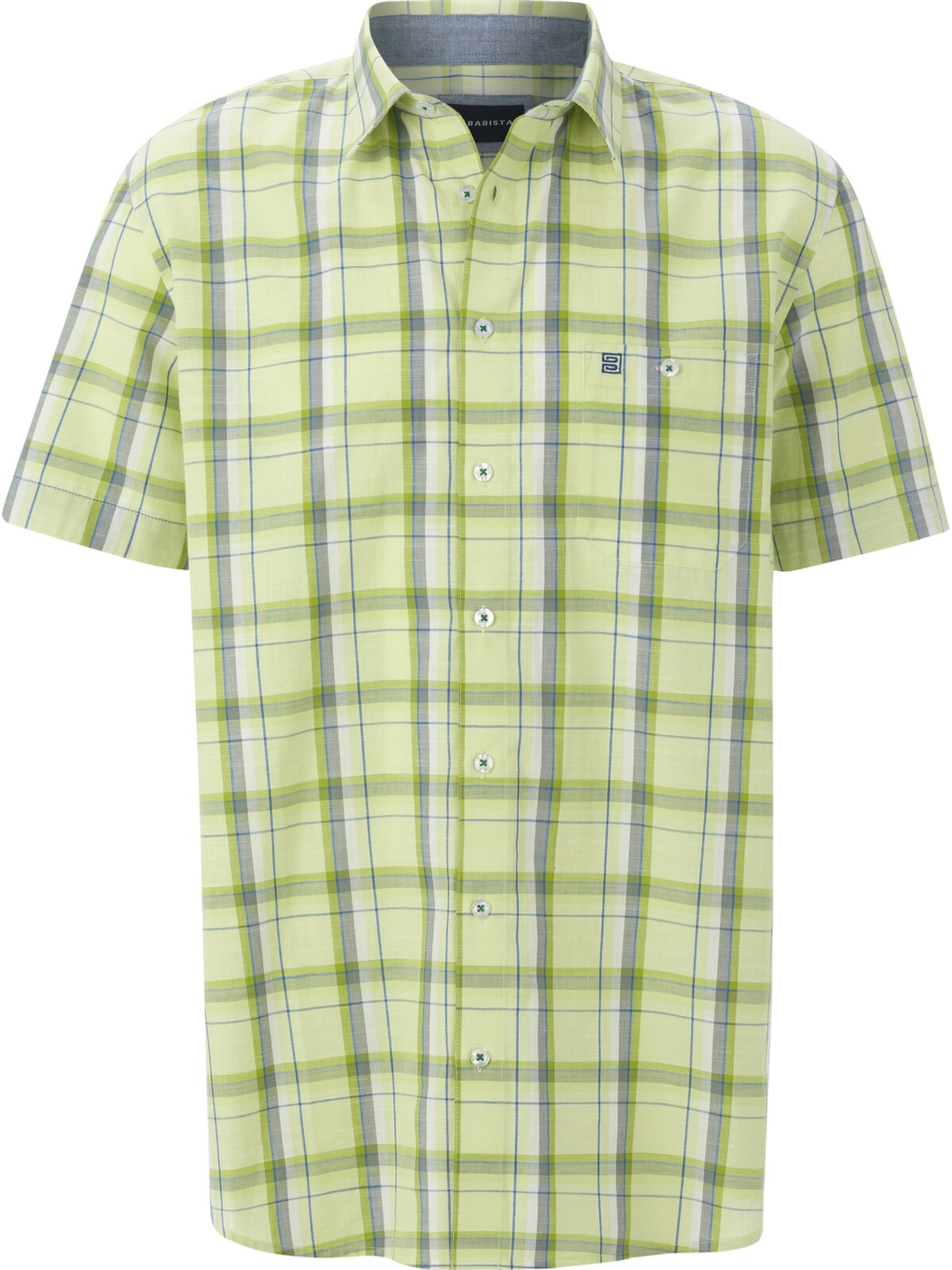 BABISTA Regular fit Button Up Shirt ' Varlan ' in Green: front