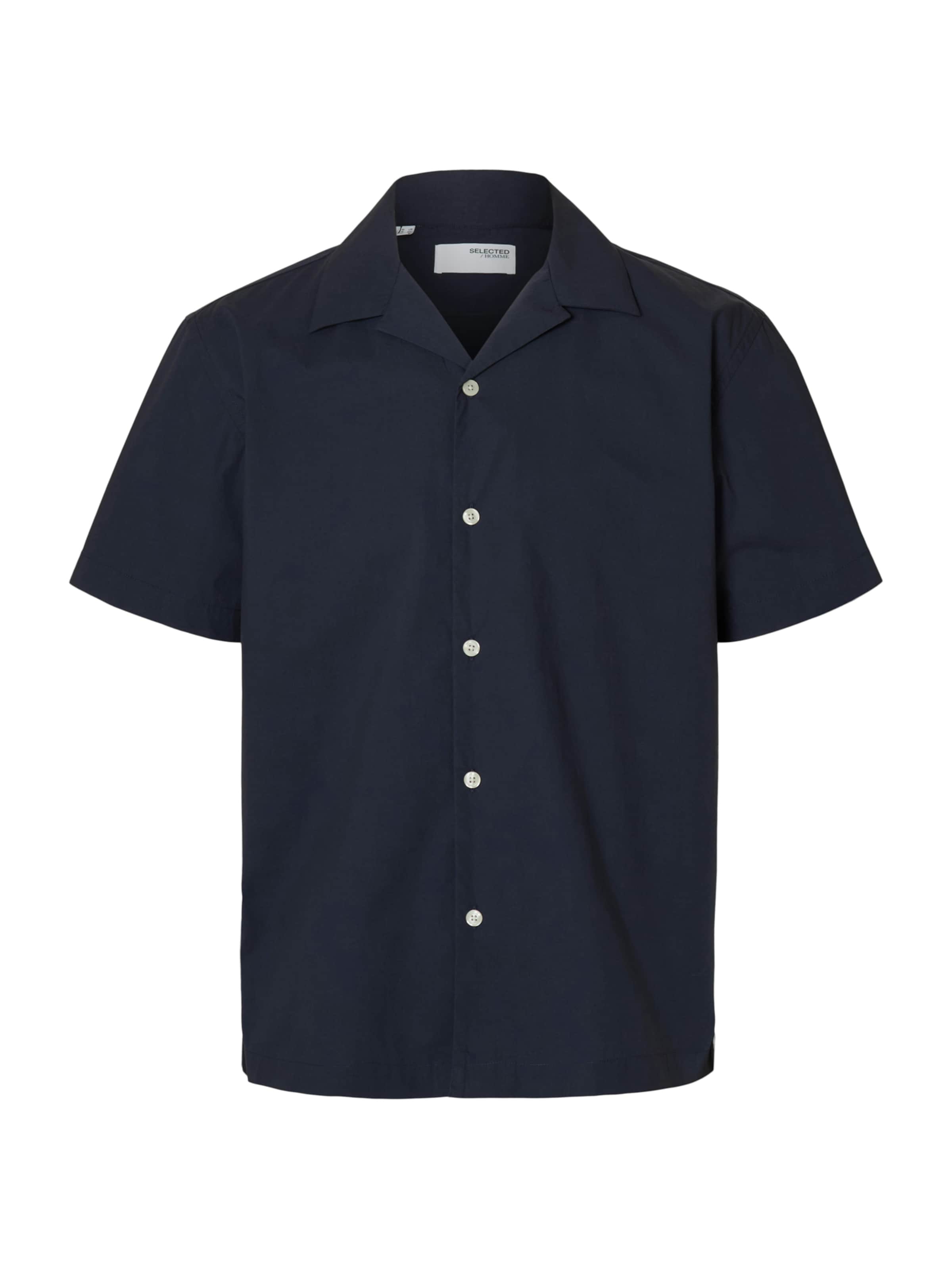 Comfort fit Camicia 'SLHReid' di SELECTED in blu: frontale