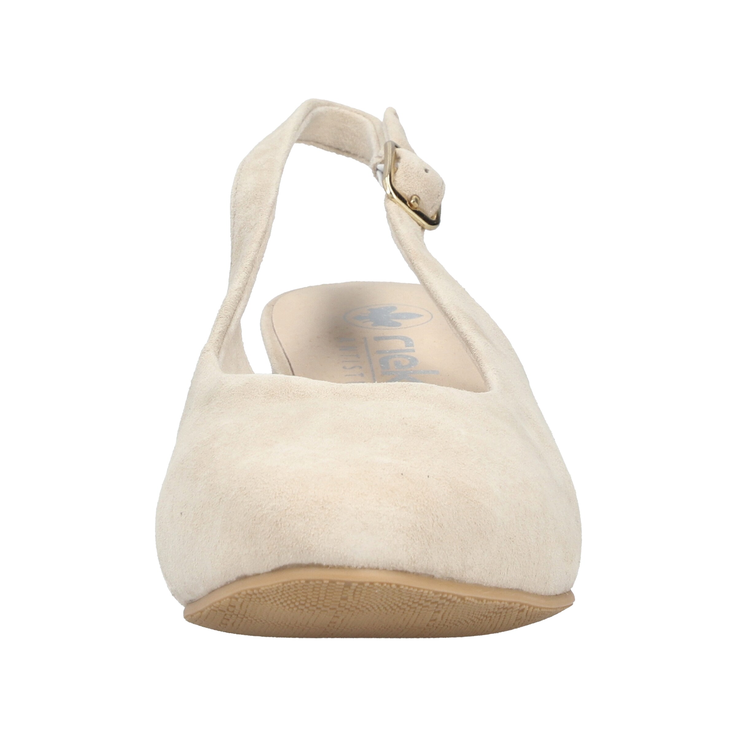 Escarpins à bride arrière Rieker en beige