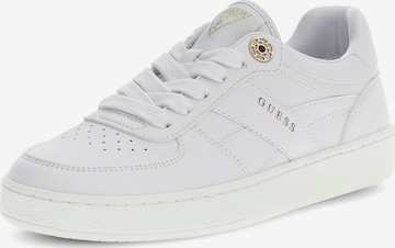 balts GUESS Zemie brīvā laika apavi 'NAIMA': no priekšpuses