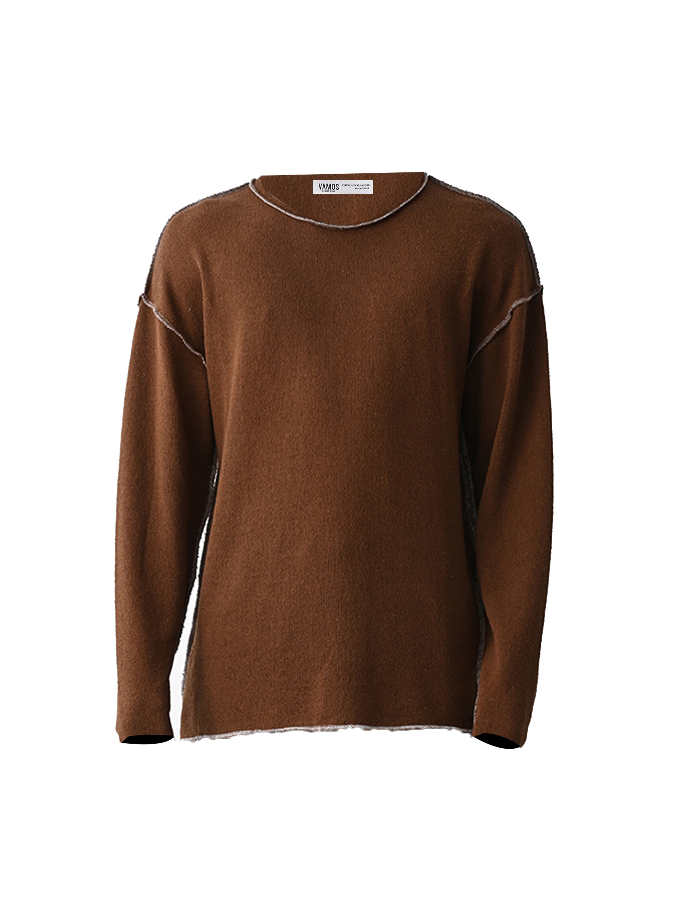 Pullover di VAMOS CLO in marrone: frontale