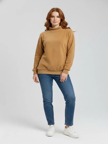 No Matter What Sweatshirt in Bruin: voorkant