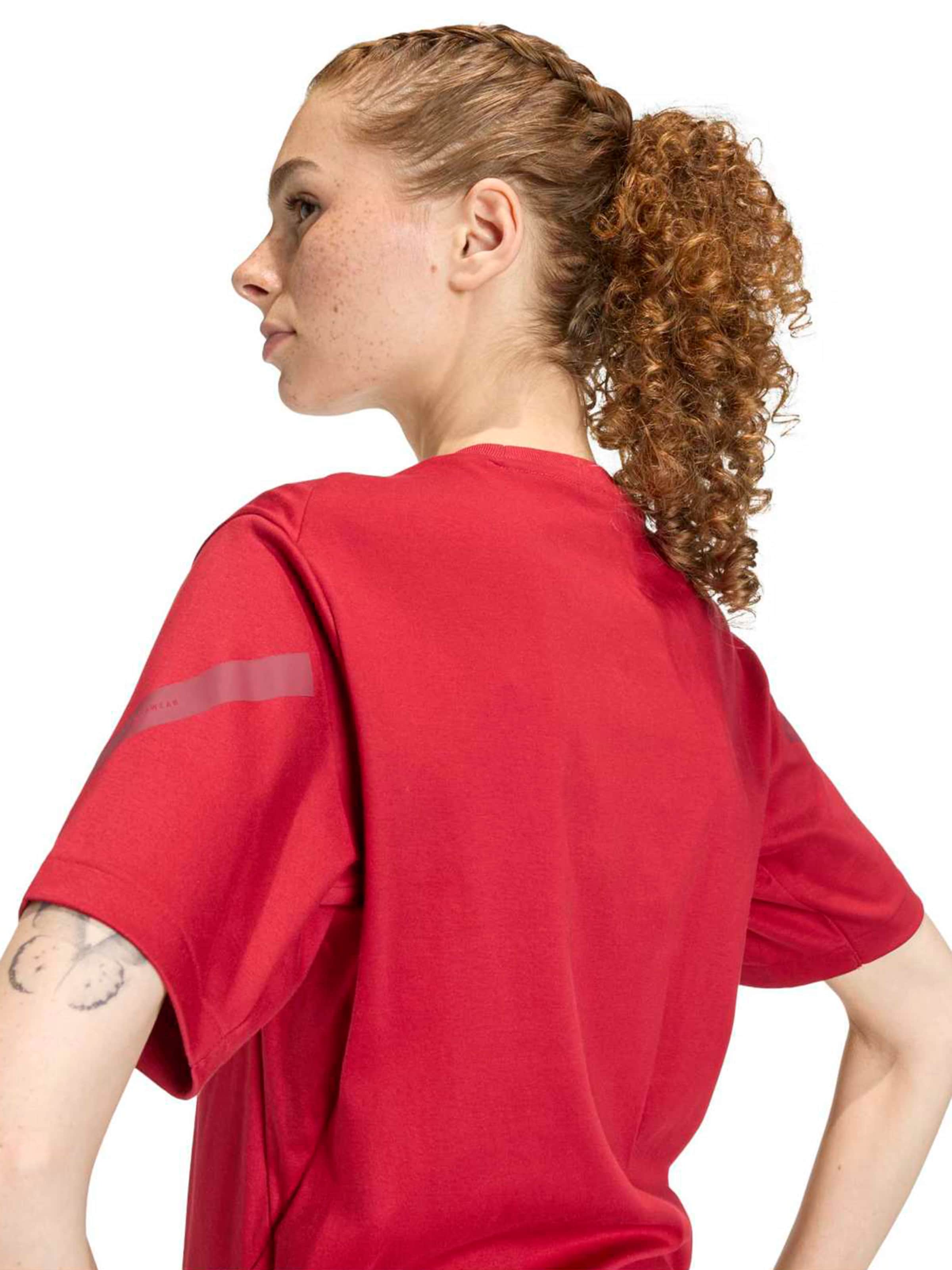 Tricou funcțional 'Z.N.E.' de la ADIDAS SPORTSWEAR pe roșu