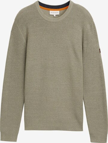TOM TAILOR Trui in Groen: voorkant