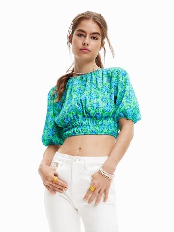 Desigual Blouse 'Mena' in Blauw: voorkant