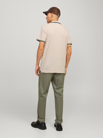 JACK & JONES Футболка 'JJPaulos' в Бежевый