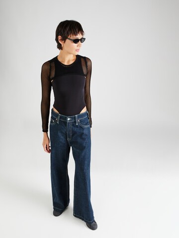 WEEKDAY Wide Leg Jeans 'Duchess' in Blau