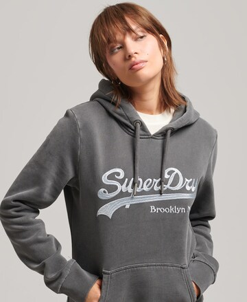 Superdry Суичър в сиво