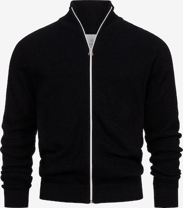Vestes en maille 'Erik' Kronstadt en noir : devant