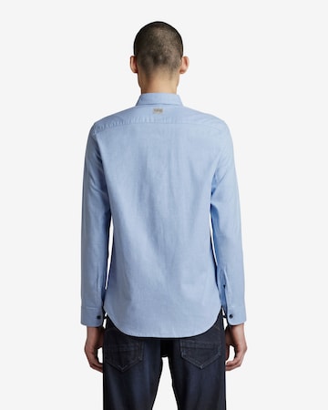 Coupe slim Chemise G-Star RAW en bleu