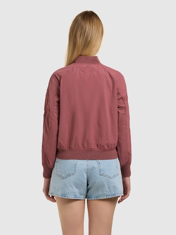 Veste mi-saison khujo en rose