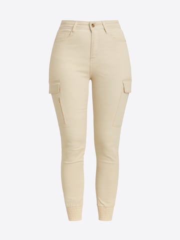 Elara Slimfit Hose in Beige