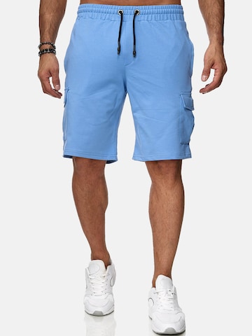 Reslad Hose 'Shorts Cargo Sweathose' in Blau: Vorderseite
